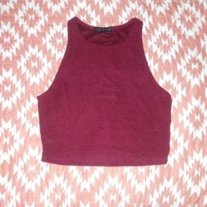 Red Crop Top